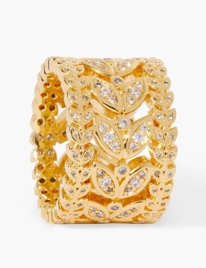 Zimmermann Rings Zimmermann Laurel Band Ring Gold 8211 Women