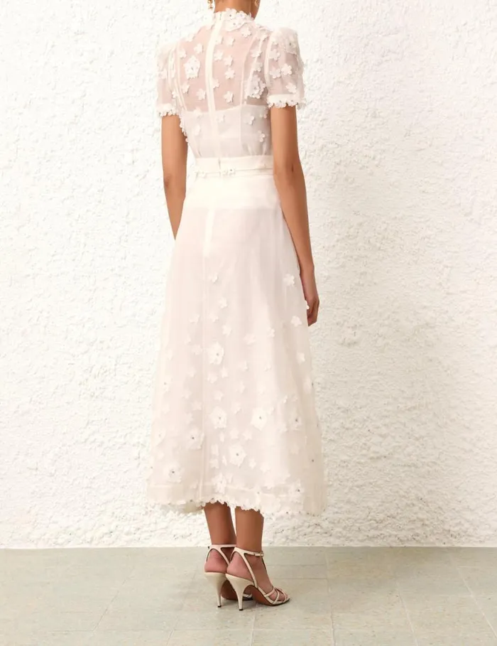 Zimmermann Skirts Matchmaker Lift Off Skirt Ivory 8211 Women