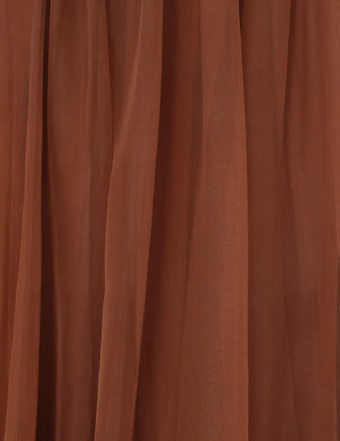 Zimmermann Skirts Natura Gathered Skirt Toffee 8211 Women