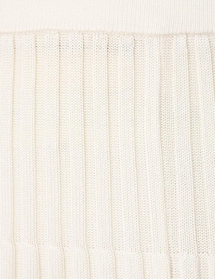 Zimmermann Skirts Pleated Midi Skirt Parchment 8211 Women