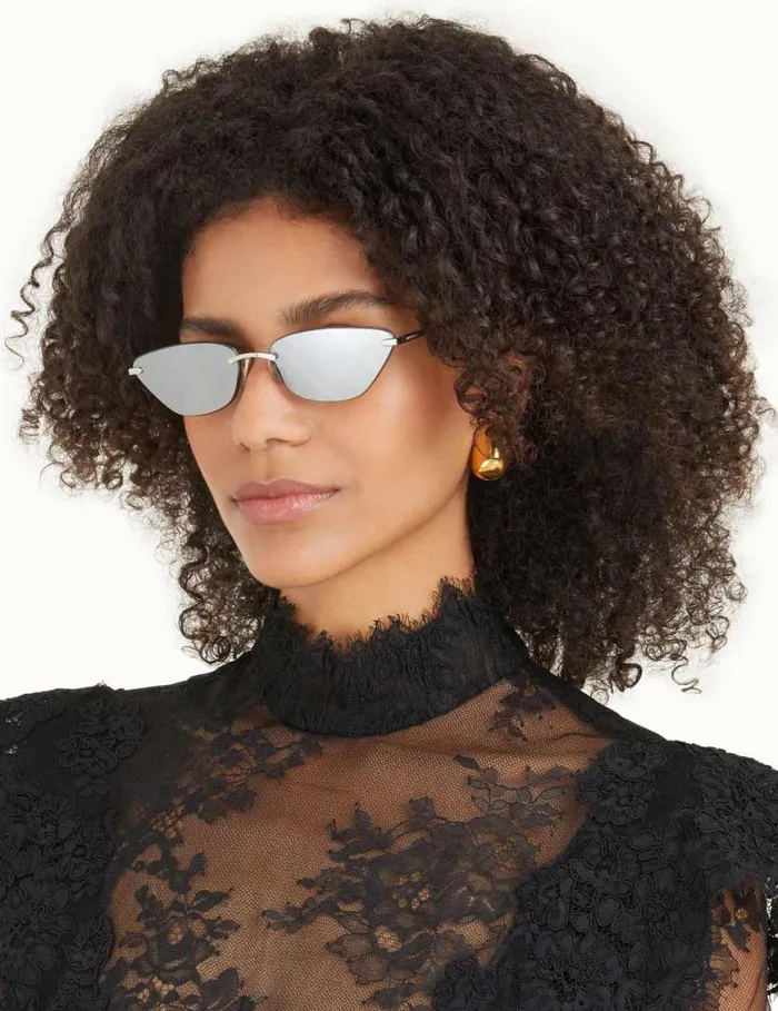 Zimmermann Sunglasses Zimmermann Uptempo Cat Eye Chrome Mirror 8211 Women
