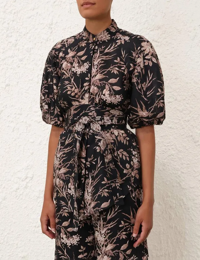 Zimmermann Tops Kaftan Top Black Mockingbird 8211 Women