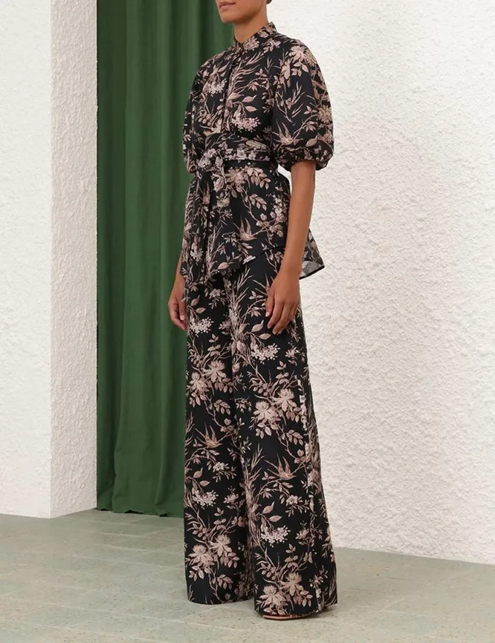 Zimmermann Tops Kaftan Top Black Mockingbird 8211 Women