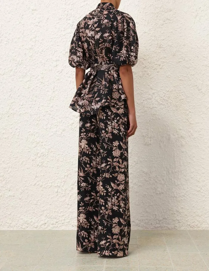 Zimmermann Tops Kaftan Top Black Mockingbird 8211 Women