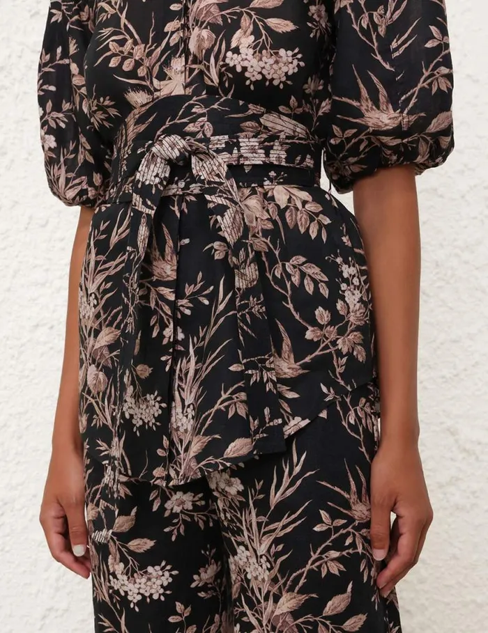 Zimmermann Tops Kaftan Top Black Mockingbird 8211 Women