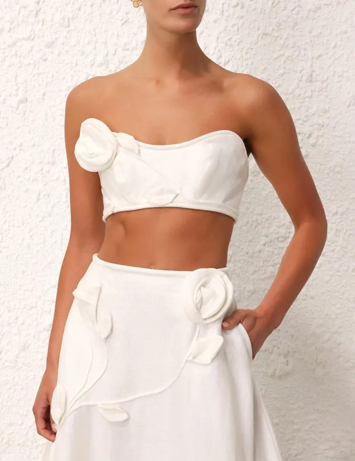 Zimmermann Tops Matchmaker Rose Bra Ivory 8211 Women